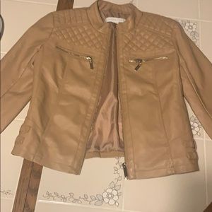 Faux leather jacket